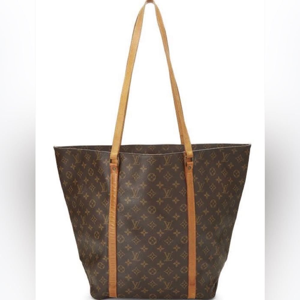 LOUIS VUITTON Monogram Sac Shopping Tote